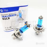 Lampade ALOGENE H4 55W EFFETTO XENON Luce BIANCA