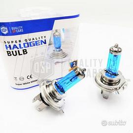 Lampade ALOGENE H4 55W EFFETTO XENON Luce BIANCA