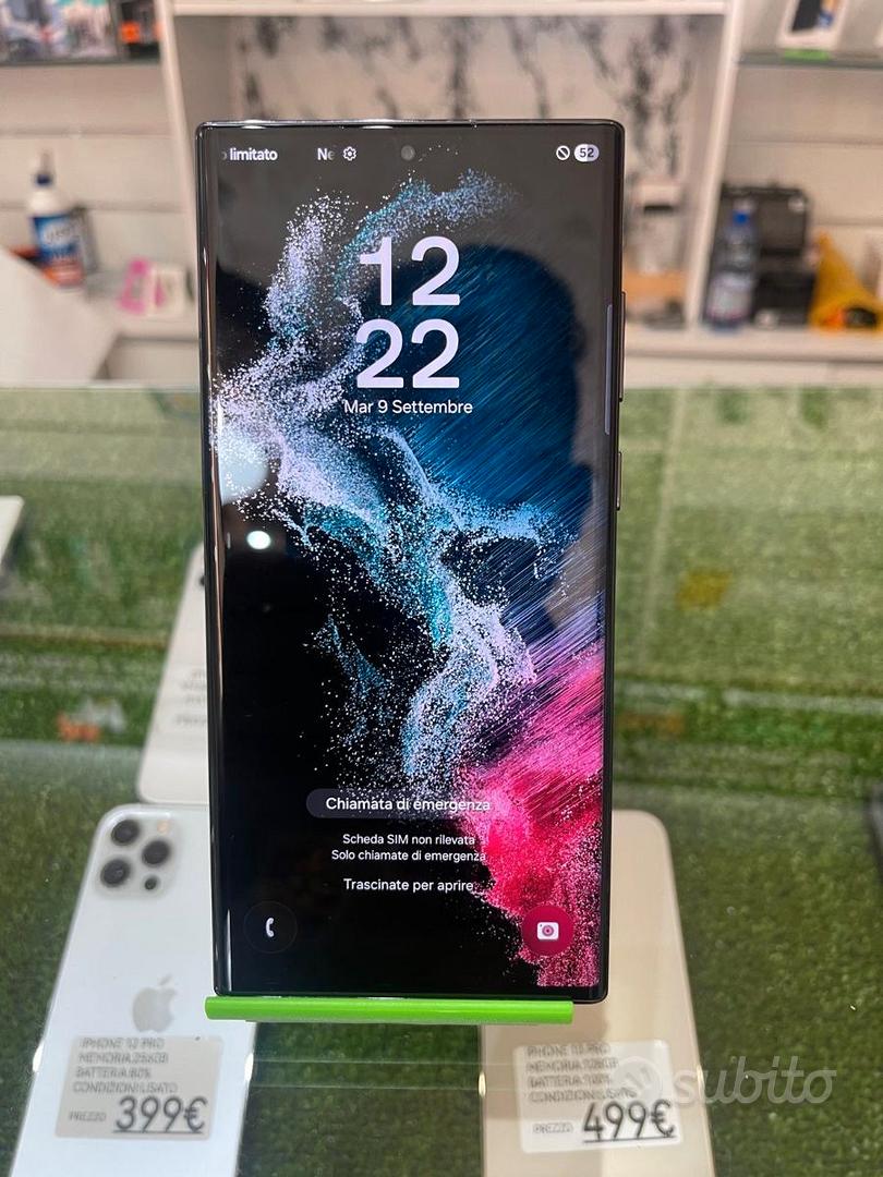 SAMSUNG S22 ULTRA 256GB USATO Garanzia: 1 ANNO