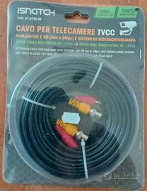 Cavo per telecamere TVCC lunghezza 20 metri 