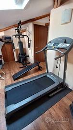 Multipower Fortune, panca e tapis roulant Domyos