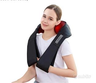 massaggiatore cervicale shiatsu, con riscaldamento