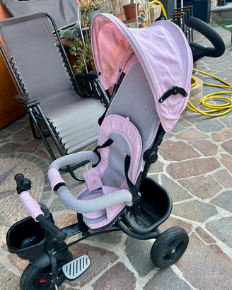 Triciclo passeggino 3 in 1