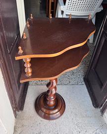 Tavolino angolare in legno - stile classico