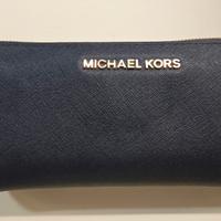 portafoglio blu Michael Kors 