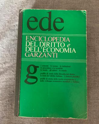 Enciclopedia del diritto e dell’economia Garzanti