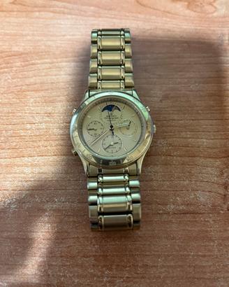 Orologio Seiko gold quarzo fasi lunari raro