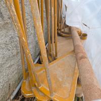 scala a chiocciola smontata