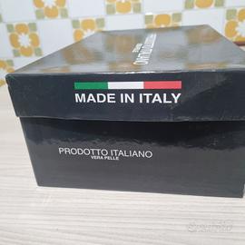 stivaletti uomo in pelle nr. 42 mai usati