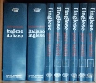 dizionari di inglese + corso l'inglese per tutti
