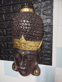 Maschera da parete Buddha 