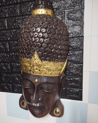Maschera da parete Buddha 