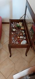 Tavolino in Legno e Vetro