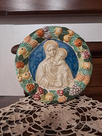 Bassorilievo in Ceramica Decorato a mano