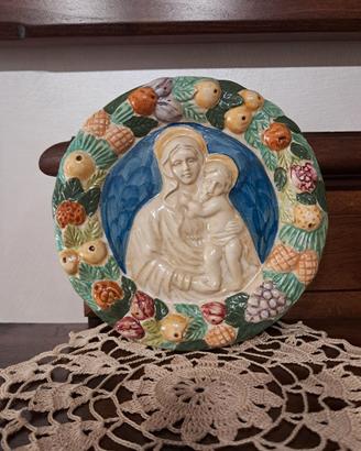 Bassorilievo in Ceramica Decorato a mano