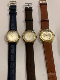 Lotto tre orologi automatici vintage