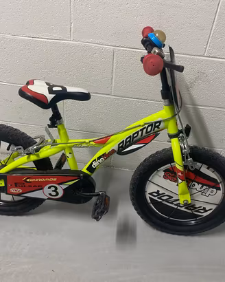 Bici 16' RAPTOR con rotelle