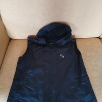 Gilet sportivo con cappuccio