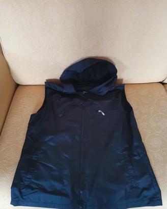 Gilet sportivo con cappuccio