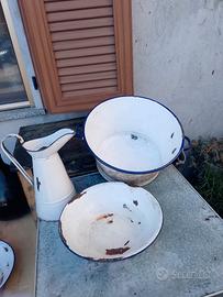oggetti smaltati vintage primi 900