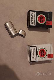 Marlboro Porta accendino Marlboro in acciaio