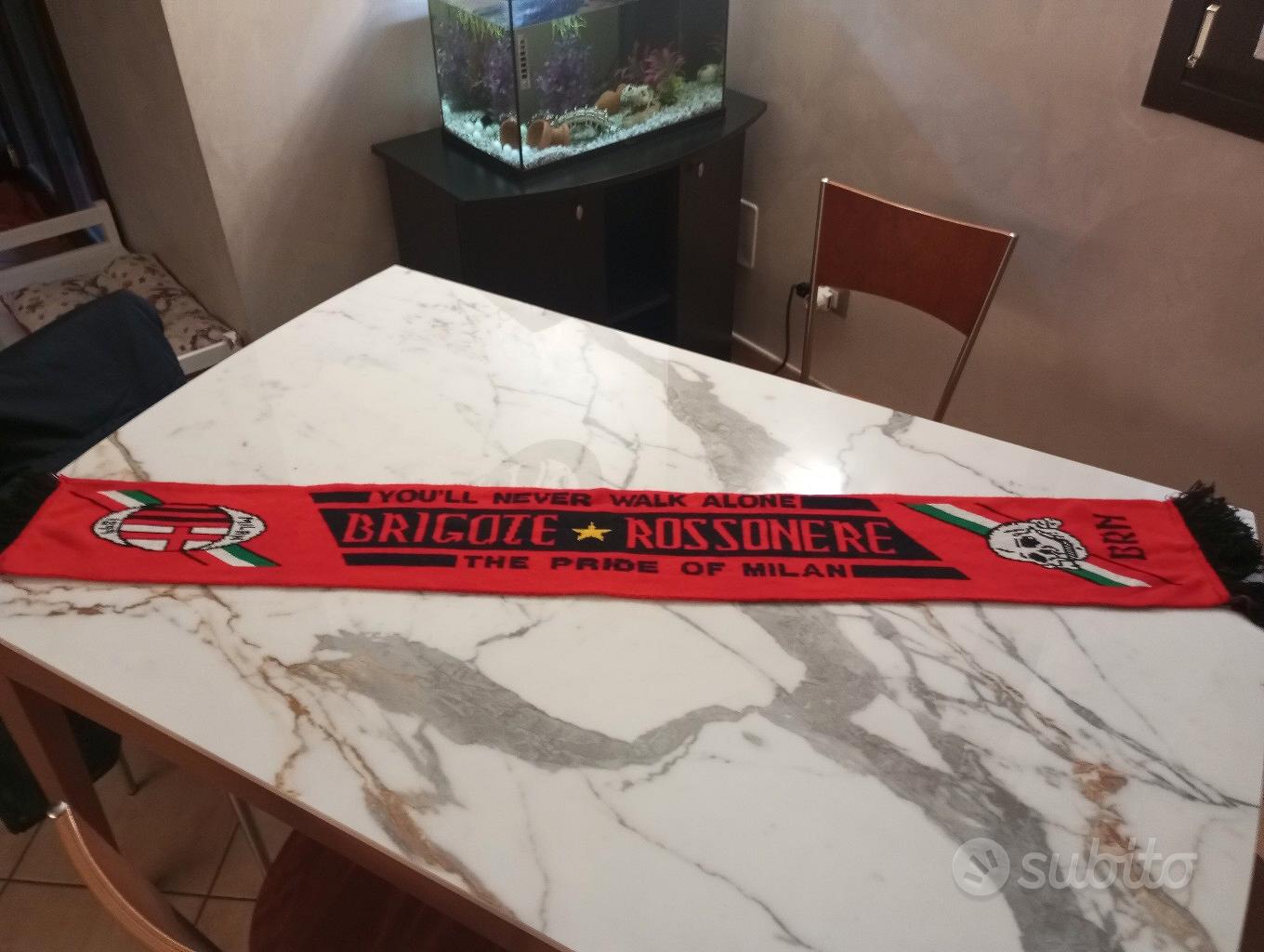SCIARPA SCARF AC Milan Club Football Calcio Aimc Ultras Raso Rara A.c