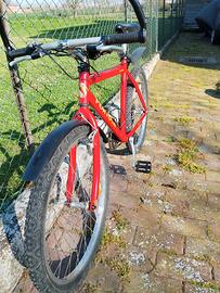 MTB rossa seminuova
