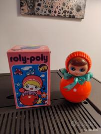 Bambola vintage sempre in piedi roly poly nuova in