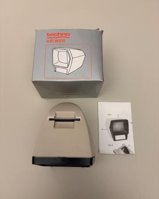 visore diapositive techno viewer vintage completo
