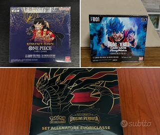 Tcg one piece dragonball pokemon