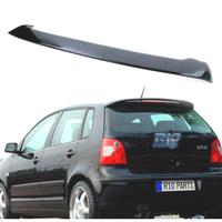 SPOILER VOLKSWAGEN VW POLO MK4 01-09 ABS NERO LUCI