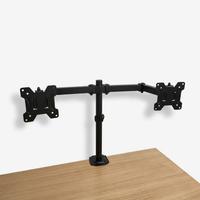 Doppio braccio per monitor da scrivania 