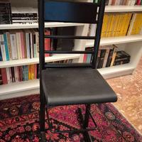 Sedia Design Felcaro Pelle e Metallo
