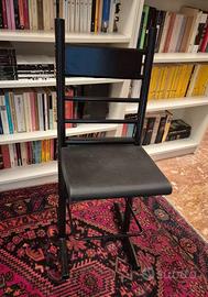 Sedia Design Felcaro Pelle e Metallo