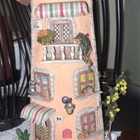 Tegola artistica artigianale lavorata a mano