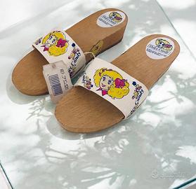 ZOCCOLI IN LEGNO DOLCE CANDY VINTAGE
