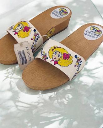 ZOCCOLI IN LEGNO DOLCE CANDY VINTAGE