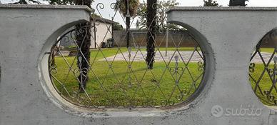 Ringhiera Zincata Recinzione Pannello Ellittico