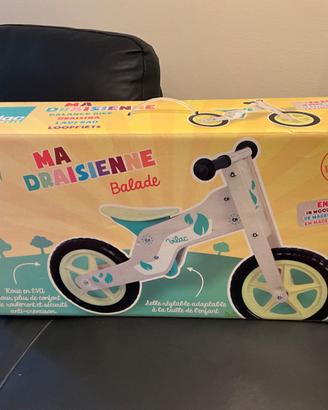 Bici vilac legno senza ruote  bambino nuova