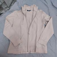 hanes giacchetta felpata da lavoro  crema tg L