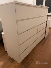 2 Cassettiere Malm Ikea