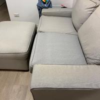 Kivik 2 posti con pouf contenitore