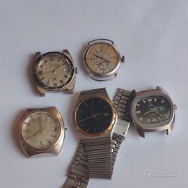 lotto orologi vintage uomo da sistemare