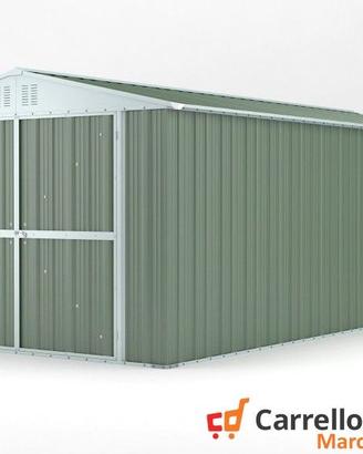 Box garage auto in Acciaio 327x611 19mq verde