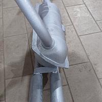 Marmitta modificata doppio scarico fiat 500/126