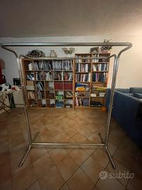 Stand Stender Rella appendiabiti in acciaio cromat