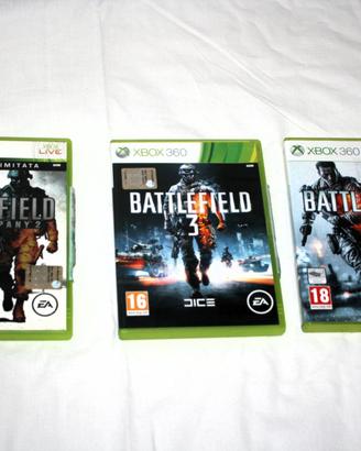 Lotto giochi xbox 360 - Battlefield