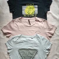 Set t-shirt donna M in cotone - Guess / Sisley