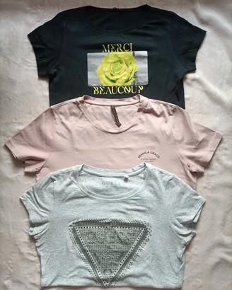 Set t-shirt donna M in cotone - Guess / Sisley