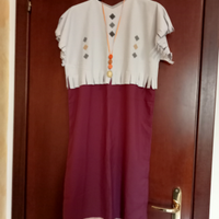 Vestito costume carnevale indiana NUOVO